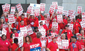 Rally at ATT Headquarters