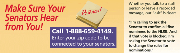 Call Your Senators