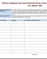 TPP Petition=