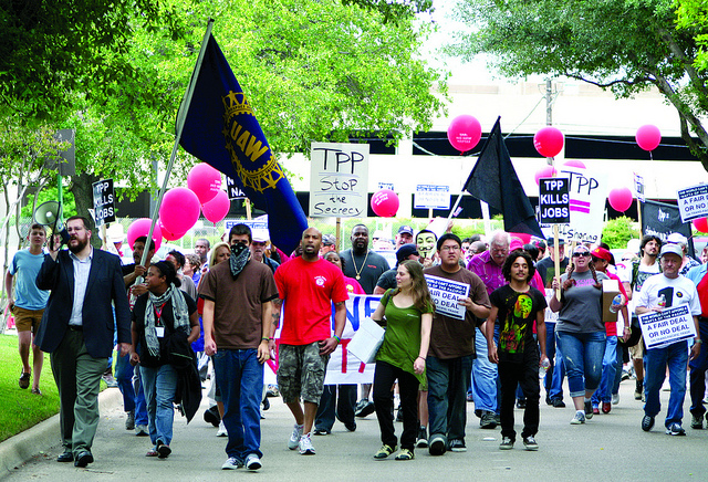 Marching against the Trans-Pacific Partnership Marching against the Trans-Pacific Partnership