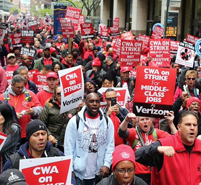 Verizon Strike March