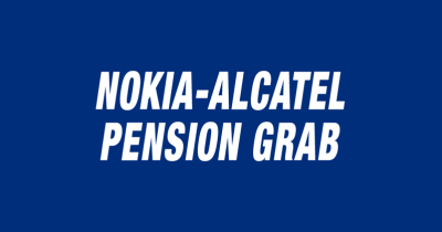Nokia-Alcatel Pension Grab